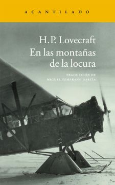 portada En las Montañas de la Locura (in Spanish)