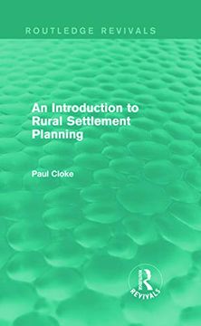 portada An Introduction to Rural Settlement Planning (Routledge Revivals) (en Inglés)
