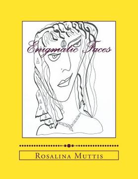 portada Enigmatic Faces: Adult Coloring Book (en Inglés)