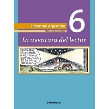 portada AVENTURA DEL LECTOR 6 LITERATURA ARGENTINA ESCUELA SECUNDARIA