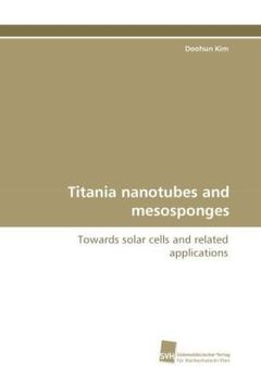 portada titania nanotubes and mesosponges (en Inglés)