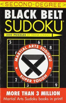 portada Second-Degree Black Belt Sudoku® (Martial Arts Puzzles Series) (in English)