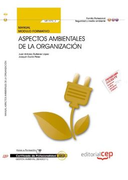 portada Cp - manual - aspectos ambientales de la organizacion (mf19 (Cp - Certificado Profesionalidad)