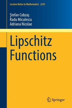portada Lipschitz Functions (en Inglés)