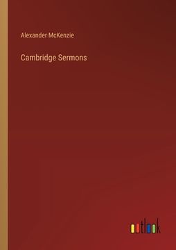 portada Cambridge Sermons (in English)