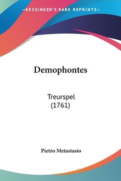 portada Demophontes: Treurspel (1761)