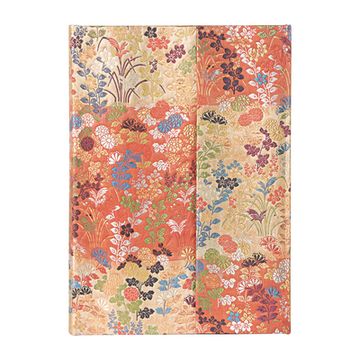 portada Paperblanks | Kara-Ori | Japanese Kimono | Midi | Address Book | Wrap | 144 pg | 120 gsm 