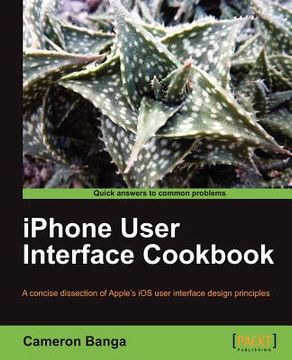 portada iphone user interface cookbook (en Inglés)