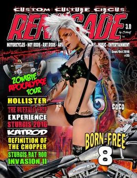 portada Renegade Magazine Issue 35: Renegade magazine is a kustom kulture publication featuring custom motorcycles, rat rods, artist pin-ups and more wild (en Inglés)