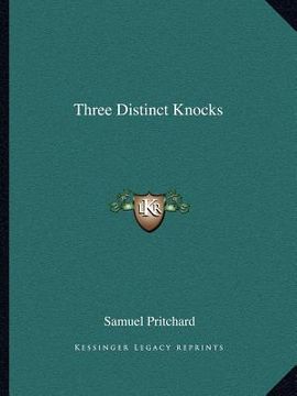 portada three distinct knocks (en Inglés)