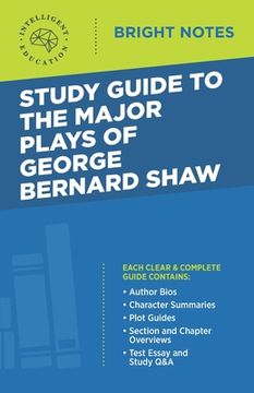 portada Study Guide to The Major Plays of George Bernard Shaw
