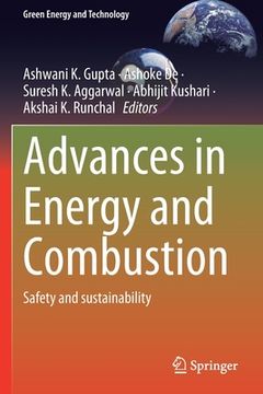 portada Advances in Energy and Combustion: Safety and Sustainability (en Inglés)