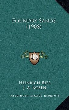 portada foundry sands (1908) (in English)