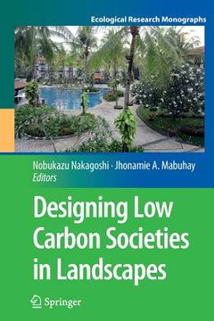 portada Designing Low Carbon Societies in Landscapes (en Inglés)