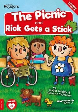 portada The Picnic and Rick Gets a Stick (Booklife Readers) (en Inglés)