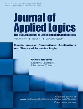 portada Journal of Applied Logics, Volume 11, Number 1, January 2024. Special Issue: Foundations, Applications and Theory of Inductive Logic (in English)