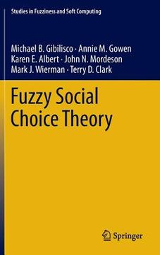 portada Fuzzy Social Choice Theory (en Inglés)