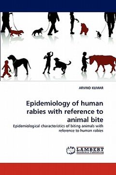 portada epidemiology of human rabies with reference to animal bite (en Inglés)