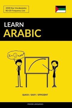 portada Learn Arabic - Quick / Easy / Efficient: 2000 Key Vocabularies (in English)