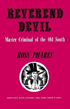 portada reverend devil: master criminal of the old south
