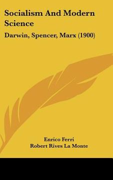 portada socialism and modern science: darwin, spencer, marx (1900) (in English)