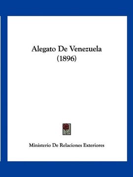 portada Alegato de Venezuela (1896)