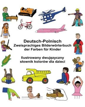 portada Deutsch-Polnisch Zweisprachiges Bilderwörterbuch der Farben für Kinder (FreeBilingualBooks.com)