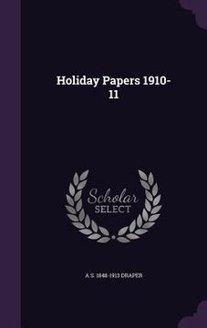portada Holiday Papers 1910-11 (en Inglés)