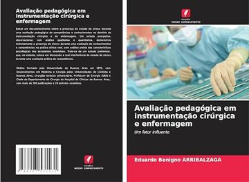 portada Avaliação Pedagógica em Instrumentação Cirúrgica e Enfermagem (en Portugués)