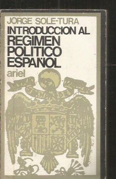 portada INTRODUCCION AL REGIMEN POLITICO ESPAÑOL