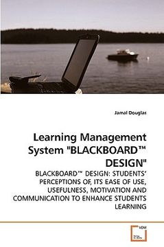 portada learning management system "blackboard design" (en Inglés)