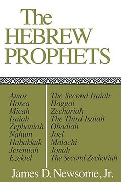 portada the hebrew prophets (en Inglés)