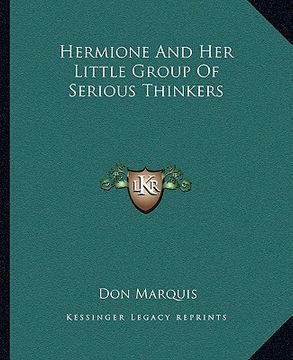 portada hermione and her little group of serious thinkers (en Inglés)