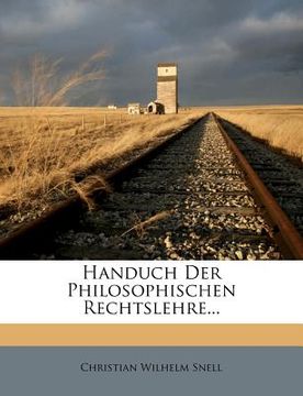 portada Handuch Der Philosophischen Rechtslehre... (en Alemán)