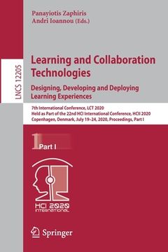 portada Learning and Collaboration Technologies. Designing, Developing and Deploying Learning Experiences: 7th International Conference, Lct 2020, Held as Par (in English)