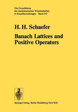 portada banach lattices and positive operators (in English)