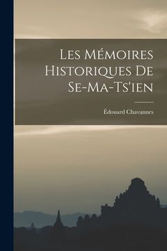 portada Les Mémoires Historiques de Se-ma-Ts'ien (in English)