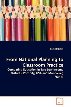 portada from national planning to classroom practice (in English)