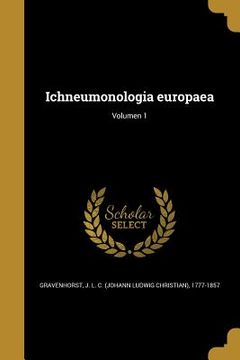 portada Ichneumonologia europaea; Volumen 1 (en Latin)