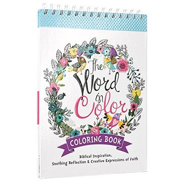 portada "The Word in Color": Hardcover Biblical Inspiration Adult Coloring Book (in English)