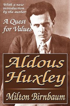 portada aldous huxley: a quest for values