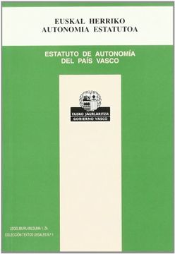 portada Estatuto de Autonomia - Euskal Herriko Autonomia Estatutoa