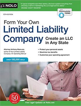 portada Form Your own Limited Liability Company: Create an llc in any State (in English)