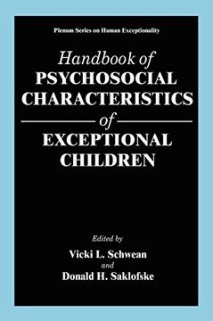 portada Handbook of Psychosocial Characteristics of Exceptional Children (en Inglés)