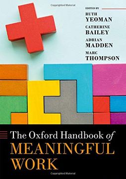 portada The Oxford Handbook of Meaningful Work (Oxford Handbooks) (in English)