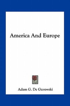 portada america and europe (en Inglés)