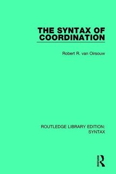 portada The Syntax of Coordination (en Inglés)