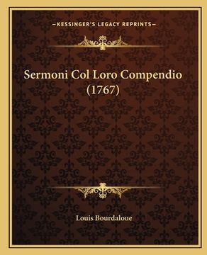 portada Sermoni Col Loro Compendio (1767) (en Italiano)