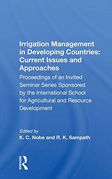 portada Irrigation Management in Developing Countries: Current Issues and Approaches (en Inglés)