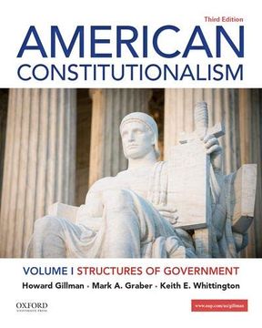 portada American Constitutionalism: Volume i: Structures of Government (en Inglés)